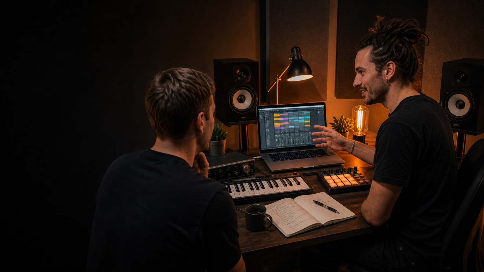 Draft placeholder image for private Ableton Live beginners course workstation